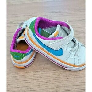 Nike Court Legacy Toddler Sneakers White Multicolor 8T